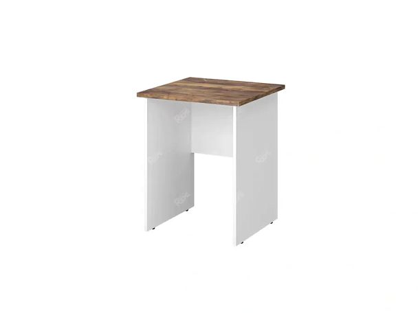 TANDEM RTD015-60-SH Стол квадратный ун-й 600х600х750 Таксония шоколадная/Белый - Вид 1