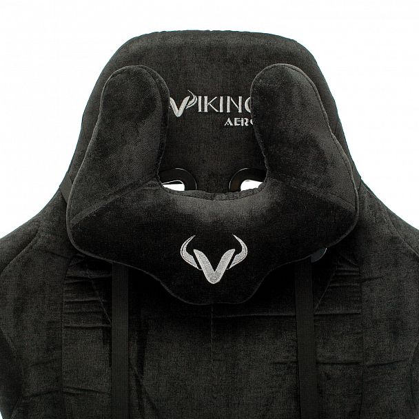 Кресло компьютерное Zombie VIKING KNIGHT, 2 подушки, ткань, черное, 1379928 - Вид 15
