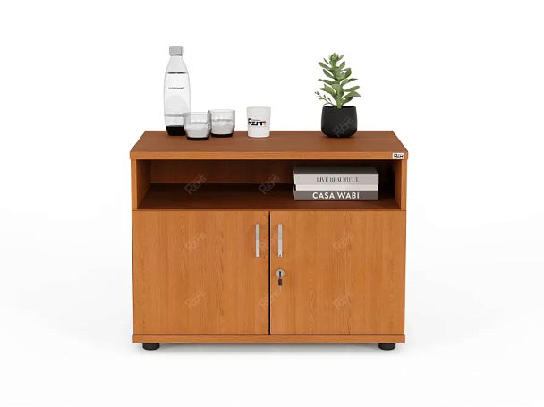 UNITY РТ3-02 ВИШНЯ Тумба для орг.техники 800x550x600 - Вид 1