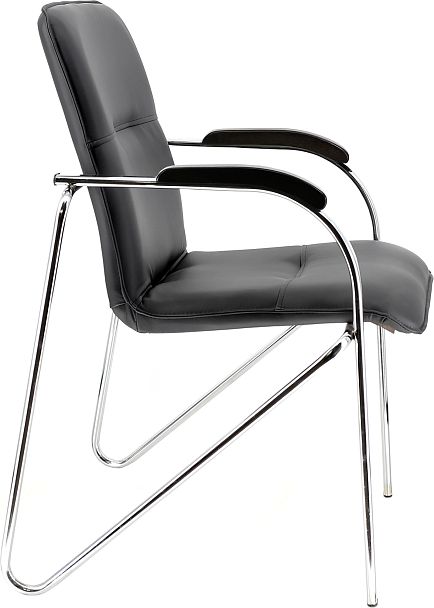 Кресло Everprof Samba Wood CF Экокожа Черный - Вид 3