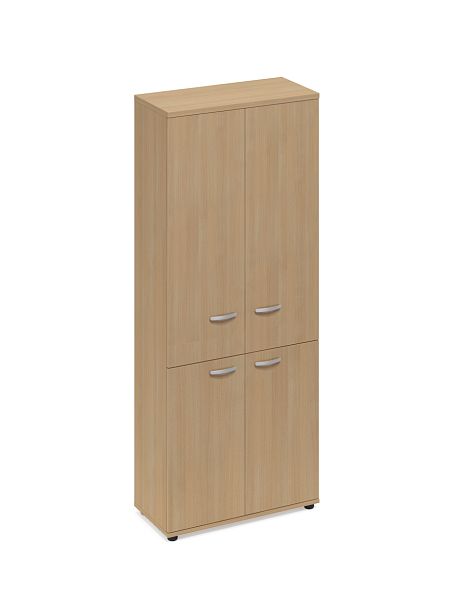 Шкаф для документов закрытый 4-х дверный A4 А4 9373 БП натуральный дуб - Вид 1