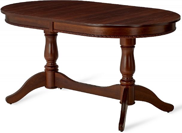 Стол деревянный раздвижной Барэнт 150(190)х90х76 Античный орех - Вид 3