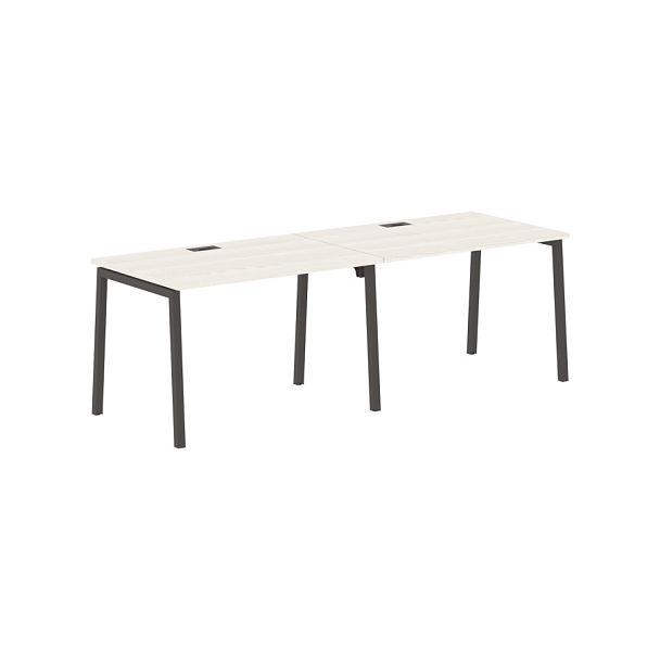 Стол 2-х местный ELWST 2380 Ясень Траун/Мокко 2326х800х750 EDIS - Вид 1