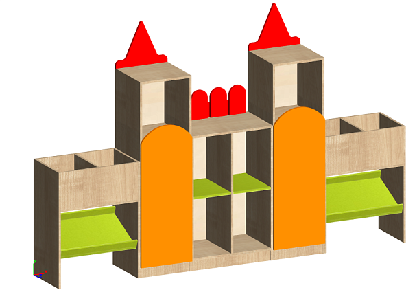 Стенка Сказочный замок МСН-014 - Вид 1