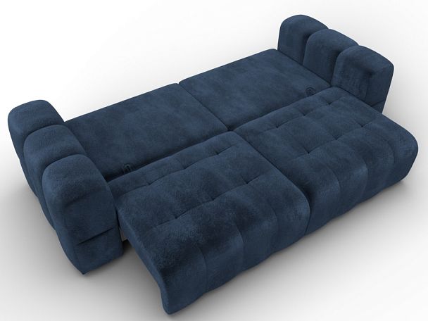 Диван прямой Лига-110 НПБ Велюр синий - Вид 10