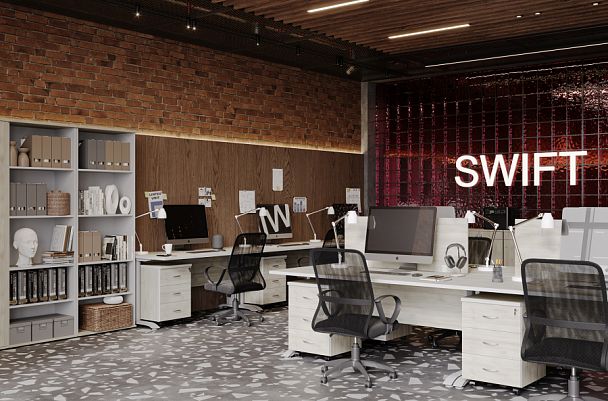 Двери низкие Swift 35,2x1,8x70 венге - Вид 2