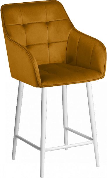 Комплект полубарных поворотных кресел Мони К, Confetti chai tea/белый, 4 шт. - Вид 4