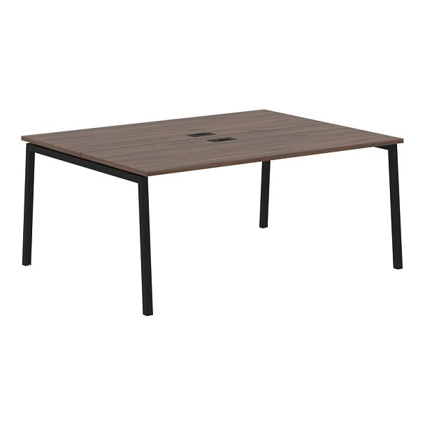 Стол 2-х местный ELWST 1713 Дуб Денвер тёмный/Черный 1760х1346х750 EDIS - Вид 1