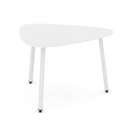 Стайл Проджект Стол переговорный SN-4.SPRG-71.3 Белый/Металл Белый 1200*1200*750 - Фото предпросмотра