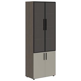 Шкаф высокий широкий VHCS 80.2 Аметист/Дуб Сильвер 800х430х2253 VELION - Фото предпросмотра