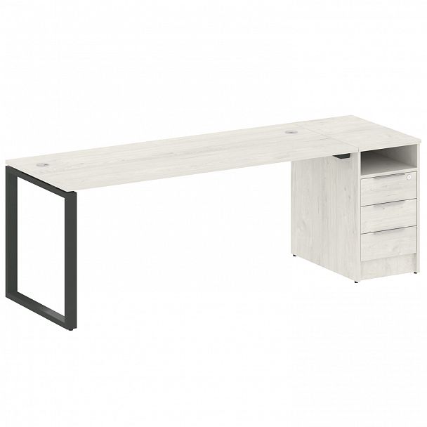 Рабочая станция "Metal System" БО.РС-СТП -1.5 дуб наварра/антрацит - Вид 1