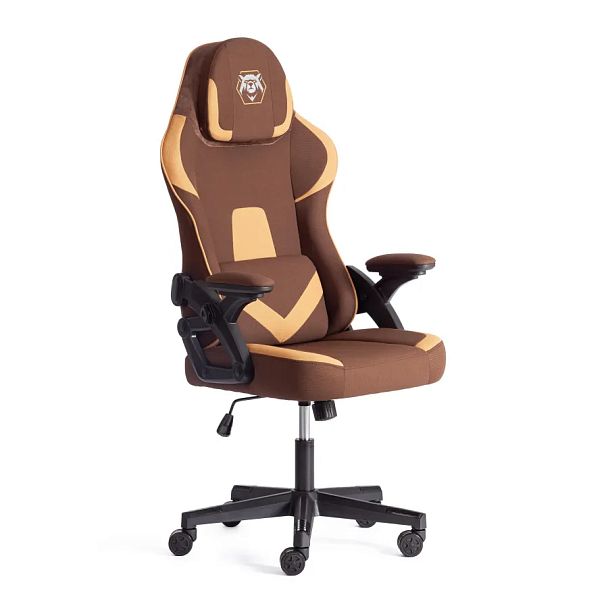 Кресло Айбир/Ibear, ткань, коричнево-бежевый /brown-beige - Вид 1
