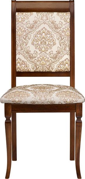 Комплект деревянных стульев с мягким сиденьем Бармс Античный орех/Бежевый жаккард, 3 шт. - Вид 2