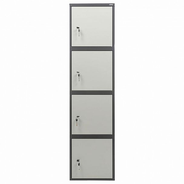 Шкаф металлический для документов AIKO "SL-185/4" ГРАФИТ, 1800х460х340 мм, 37 кг, S10799182502 - Вид 4