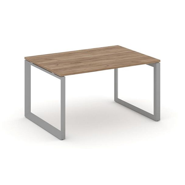 Style Project Next Стол переговорный SN-59O.SPRG-004.3 Дуб Табак/Металл Серый 1580*980*750 - Вид 1