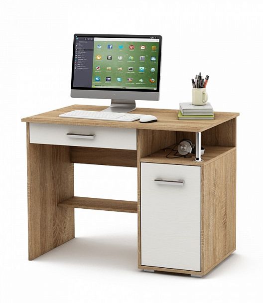 Стол письменный Амбер-1Я - Вид 1