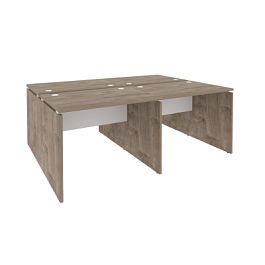 Onix Рабочая станция O.D.RS-4.1.7 Тиквуд темный/Белый бриллиант 1960*1475*750 - Фото предпросмотра