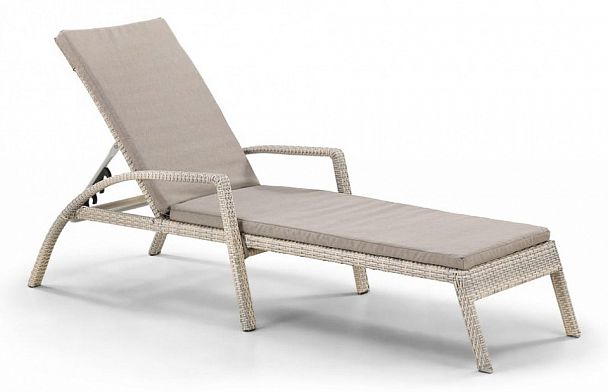 Лежак A30C2-W85 Latte с матрасом - Вид 1