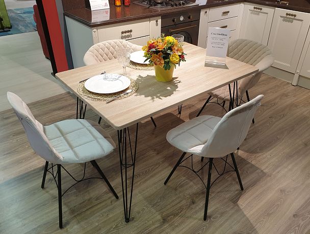 Столешница Sheffilton SHT-ТT 120/80 МДФ дуб сонома светлый - Вид 3