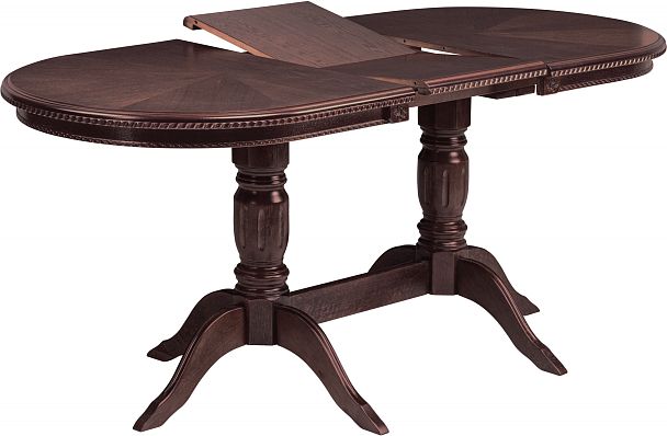 Стол деревянный раскладной Лорель 140 Венге - Вид 4