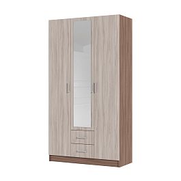 Трио шкаф 3-х ств (1200*2200*500 мм) ясень шимо темный/ясень шимо светлый - Фото предпросмотра