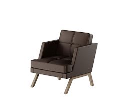 Aldo Кресло с декором из пуговиц ALDB-01L Линкольн 221/Металл Капучино 790*875*890 - Фото предпросмотра