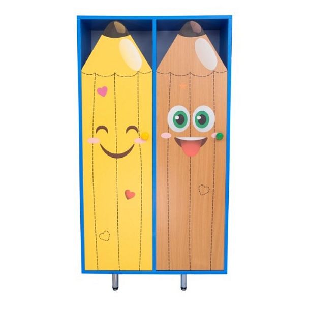 Шкаф "Карандаш" 2-секционный малый - Вид 1