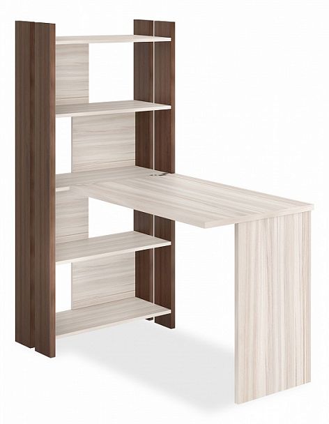 Стол компьютерный Домино Лайт СТЛ-ОВ+С100Прям без тумбы Карамель/Шамони - Вид 1