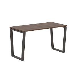Стол прямой EVST 1367 Дуб Денвер тёмный/Мокко 1360х670х750 EDIS - Фото предпросмотра