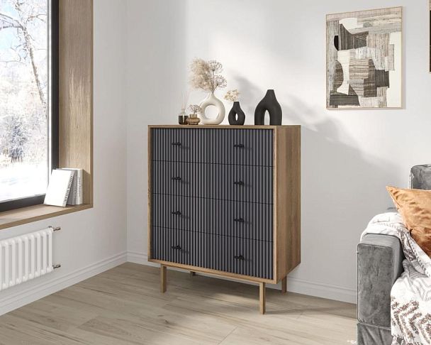 Комод на восемь ящиков Emerson арт EM20/7024/L - Вид 3