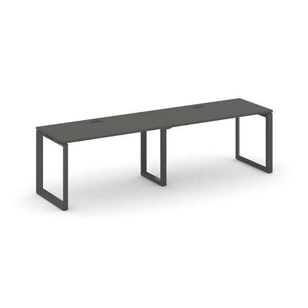 Style Project Next Рабочая станция односторонняя SN-59O.ORS-001 Антрацит/Металл Антрацит/Черный Заглушка 1960*600*750 - Вид 1