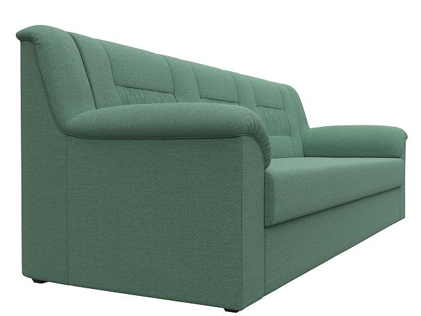 Диван прямой Карелия Рогожка зеленый - Вид 3