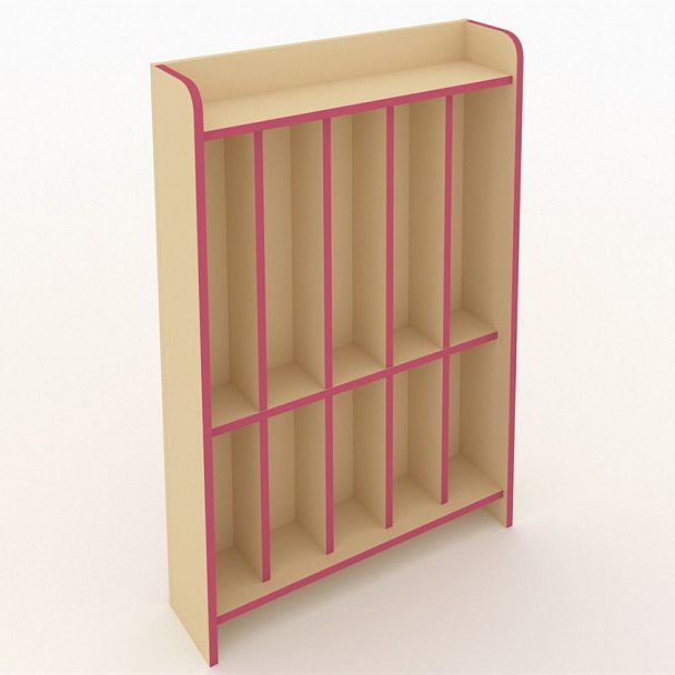 Вешалка напольная для полотенец красный - Вид 1