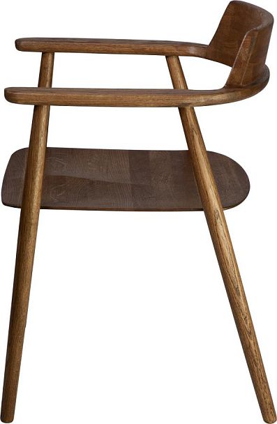 Кресло деревянное из массива дуба Сэн Дуб темный - Вид 7