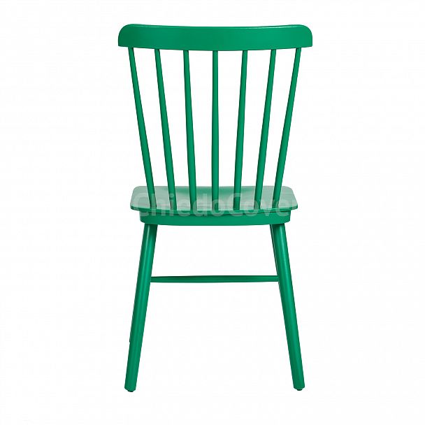 Стул Такер, зеленый деревянный - Вид 5