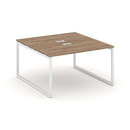 Стайл Проджект Рабочая станция 2-х сторон. SN-4O.DRS-021 Дуб Табак/Металл Белый 980*1632*750 - Фото предпросмотра