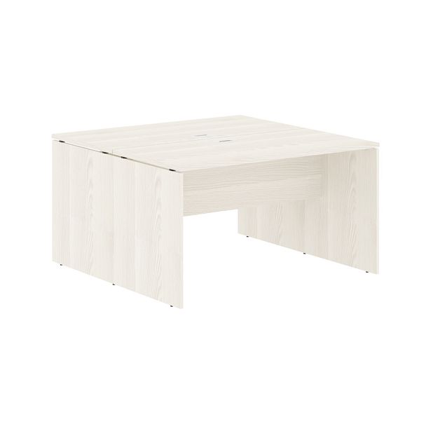 Стол двойной ED2ST 1367 Ясень Траун/Белый 1360х1346х750 EDIS - Вид 1