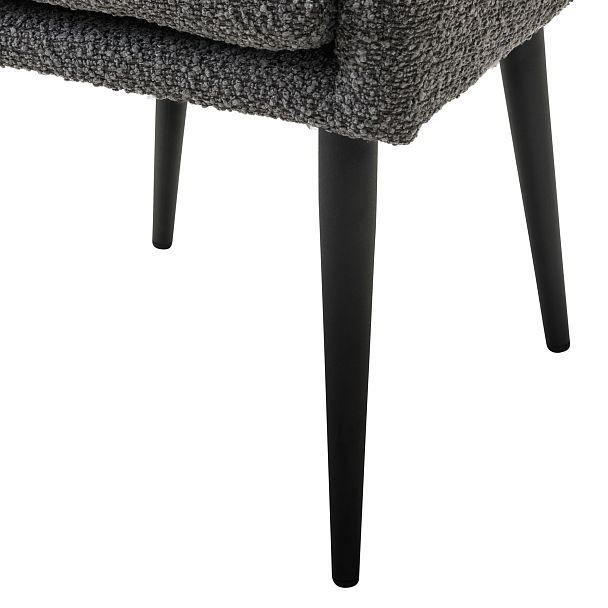 Стул Olaf темно-серый/черный - Вид 7