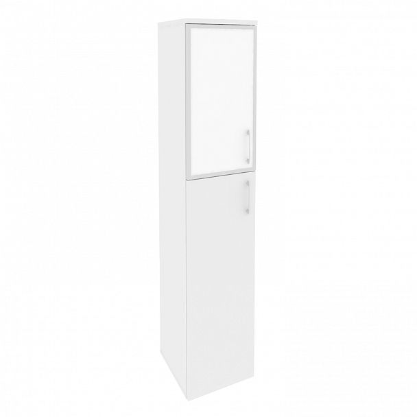 Шкаф "Onix" O.SU-1.7R white/black белый - Вид 2