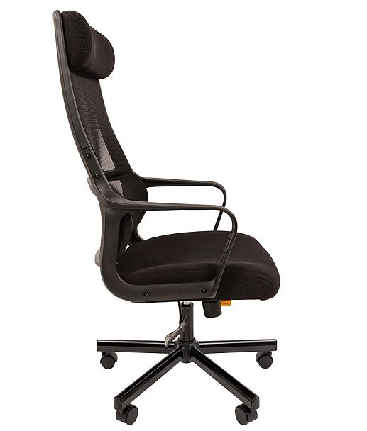 Кресло руководителя СН 590, черная - Вид 3