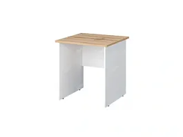 TANDEM RTD023-70-V Стол квадратный ун-й 700х700х750 Вотан/Белый - Фото предпросмотра