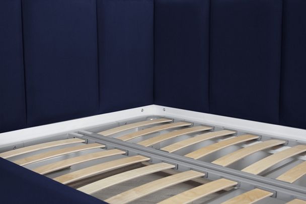 Кровать «Лайф с ящиками», 1200 синяя - Вид 5