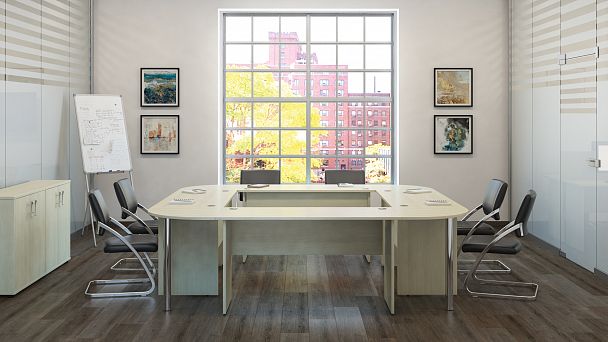 Экран боковой Trend Metal 74x1,6x35 орех - Вид 15