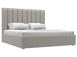 Кровать интерьерная Афродита 180 Рогожка бежевый - Фото предпросмотра