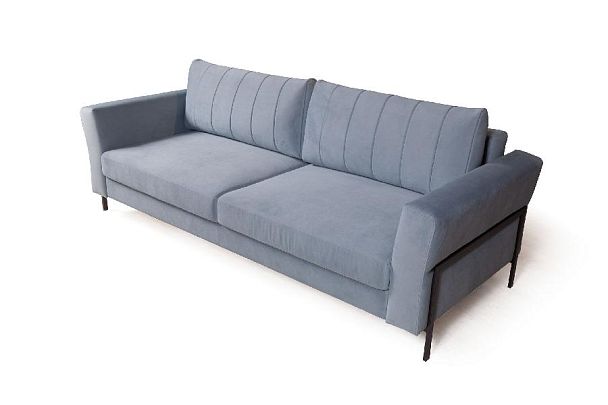 Fiji диван-кровать трехместный прямой, велюр - Вид 2