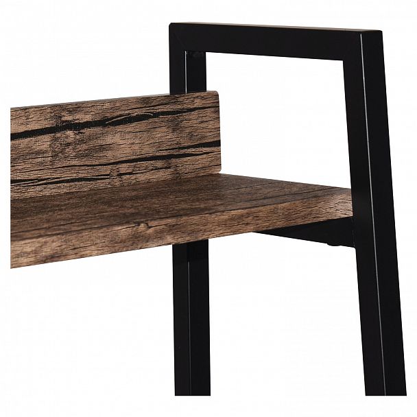 Стеллаж на металлокаркасе BRABIX "LOFT SH-003", 600х350х1500 мм, 5 полок, цвет морёный дуб, 641234 - Вид 7