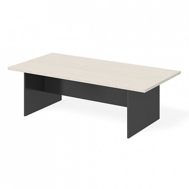 Стол для переговоров "Сенатор" ПК-СЕ-СТГ240х120/Д-В1-30 дуб альпийский - Вид 1