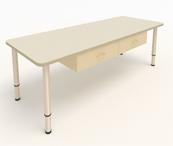 Детский стол-парта бежевый, гр.0-3 - Вид 1