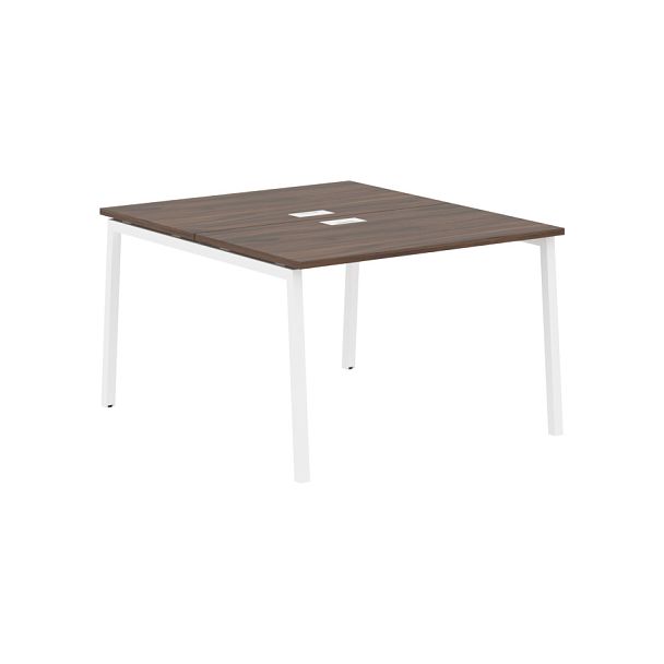 Стол 2-х местный ELWST 1113 Дуб Денвер тёмный/Белый 1160х1346х750 EDIS - Вид 1