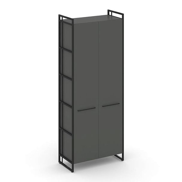 Rift Шкаф 5 ниш широкий RF.SS-51 Антрацит/Металл Черный 798*396*2010 - Вид 1